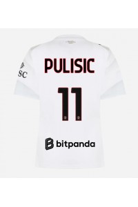 AC Milan Christian Pulisic #11 Fotballdrakt Borte Klær Dame 2026-27 Korte ermer